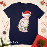 Christmas Sphynx Cat Shirt Women Sphynx Cat Gifts Men Cat T-Shirt
