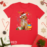 Cockapoo Reindeer Christmas Lights Funny Dog Xmas Gift T-Shirt