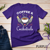 Cockatiel Coffee Lover Cockatoo Lutino Parrot Quarrion Tiel T-Shirt