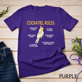 Cockatiel Rules - Cockatiel Owner Bird Cockatiel Parrot T-Shirt