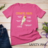 Cockatiel Rules - Cockatiel Owner Bird Cockatiel Parrot T-Shirt