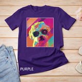 Colorful Dog Schnoodle Cute Doodle T-shirt