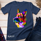 Colorful German shepherd, German shepherd dog owner T-Shirt
