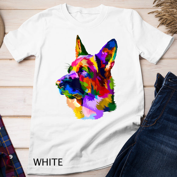 Colorful German shepherd, German shepherd dog owner T-Shirt