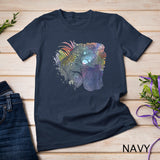 Colorful Iguana - Reptile Lover Herpetology Herpetologist T-Shirt