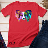 Colourful Papillon Dog T-Shirt