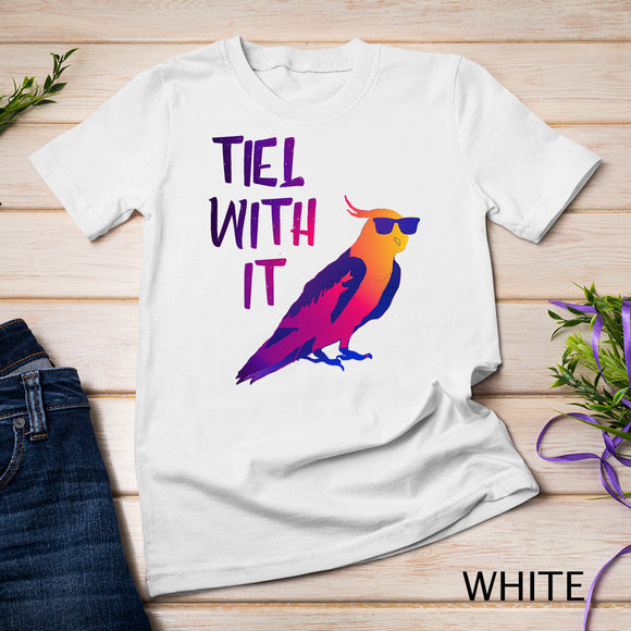 Cool Cockatiel Tiel With It Sunglasses Birds Parrot T-Shirt