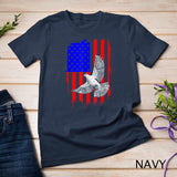 Cool Pigeon Design Men Women Patriotic US Flag Pigeon Lovers T-Shirt