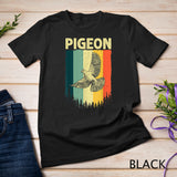 Cool Pigeon For Men Women Pigeon Racing Homing Vintage 80s T-Shirt