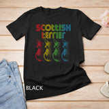 Cool Retro Groovy Scottish Terrier Dog T-Shirt