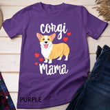 Corgi T-Shirt Women Girls Puppy Mom Dog Mama Lover Gift T-Shirt