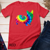 Corgi Tie Dye Vintage Hippie Dog Corgi Mom Dad T-Shirt