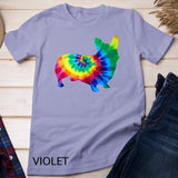 Corgi Tie Dye Vintage Hippie Dog Corgi Mom Dad T-Shirt