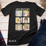 Cute Artistic Cat - Cat Art History - Cute Cat Painting T-Shirt