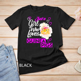 Cute Just A Girl Who Loves Guinea Pigs T-shirt