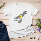 Cute Screaming Parrot Birb Memes Funny T-Rex Cockatiel T-Shirt