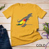 Cute Screaming Parrot Birb Memes Funny T-Rex Sun Conure T-Shirt