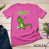 Dabbing Iguana Love T shirt Soccer Themed Gift Shirt