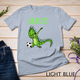 Dabbing Iguana Love T shirt Soccer Themed Gift Shirt