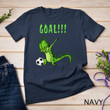 Dabbing Iguana Love T shirt Soccer Themed Gift Shirt