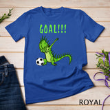 Dabbing Iguana Love T shirt Soccer Themed Gift Shirt