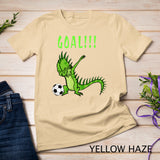 Dabbing Iguana Love T shirt Soccer Themed Gift Shirt