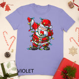 Dabbing Santa Christmas Tree Lights Xmas Gifts Boys Kids Dab T-Shirt
