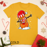 Dabbing Snowman Basketball Ball Christmas Santa Boys Dab T-Shirt