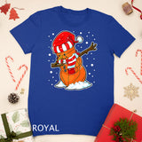 Dabbing Snowman Basketball Ball Christmas Santa Boys Dab T-Shirt