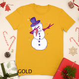 Dabbing Snowman Shirt Snow Man Dab T-shirt