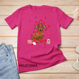 Dog Valentine Gift Cute Dachshund Valentine_s Day T-Shirt