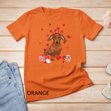 Dog Valentine Gift Cute Dachshund Valentine_s Day T-Shirt