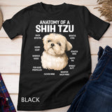 Dogs 365 Anatomy of a Shih Tzu Dog Funny Gift T-Shirt