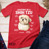 Dogs 365 Anatomy of a Shih Tzu Dog Funny Gift T-Shirt