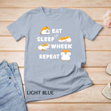Eat Sleep Wheek Guinea Pig Rodent Cavies Cavy Animals Lover T-Shirt