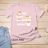 Eat Sleep Wheek Guinea Pig Rodent Cavies Cavy Animals Lover T-Shirt