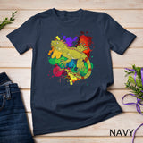 Exotic Wildlife Lizard Animal Reptile Lover Colorful Iguana T-Shirt