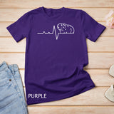 Fluffy Potato Guinea Pig Merchandise Guinea Pig Heartbeat T-shirt
