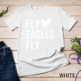 Fly Eagles Fly Vintage Flying Bird Inspirational Hawk Fan T-Shirt