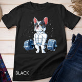 French Bulldog Weightlifting Funny Deadlift Men Fitness Gym T-Shirt