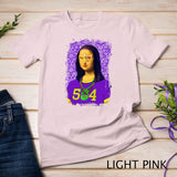 Funny 504 New Orleans Mardi Gras Mona Lisa NOLA Mashup T-Shirt