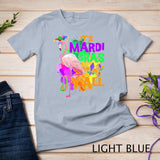 Funny Carnival Party Gift Idea Flamingo Mardi Gras T-Shirt