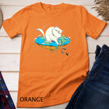 Funny Cat Flat Earth Shirt Gift For Cat Lovers Tee shirt T-Shirt