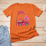 Funny Cute Gnomes In Trucks Happy Valentine Gifts T-Shirt