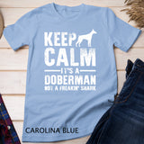 Funny Doberman Art Men Women Doberman Pinscher Dog Walker T-Shirt