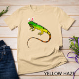 Funny Easter Bunny Iguana T-Shirt For Lizard Lovers Shirt