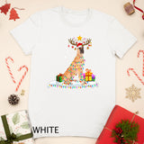 Funny Great Dane Christmas Tee Reindeer Christmas Lights T-Shirt