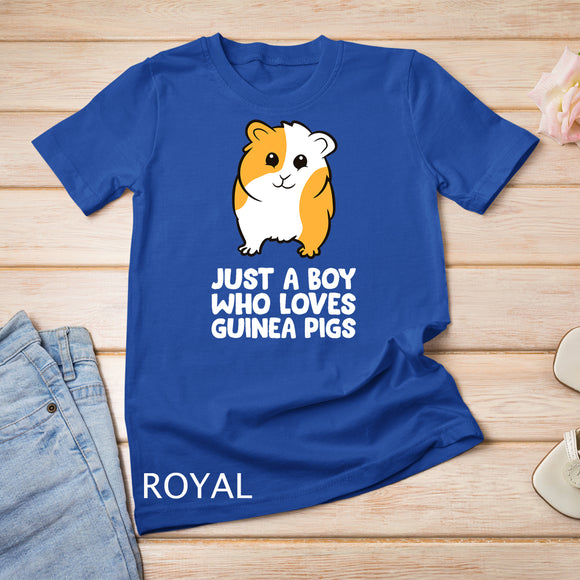 Funny Guinea Pig Just a Boy Who Loves Guinea Pigs T-Shirt