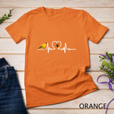 Funny Heart Beat Sun Conure Parrot Bird Lover T-Shirt