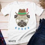 Funny Oktoberfest Shirt German Pug Lederhosen T-Shirt